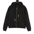 Louis Vuitton Zip-Up Hoodie Black
