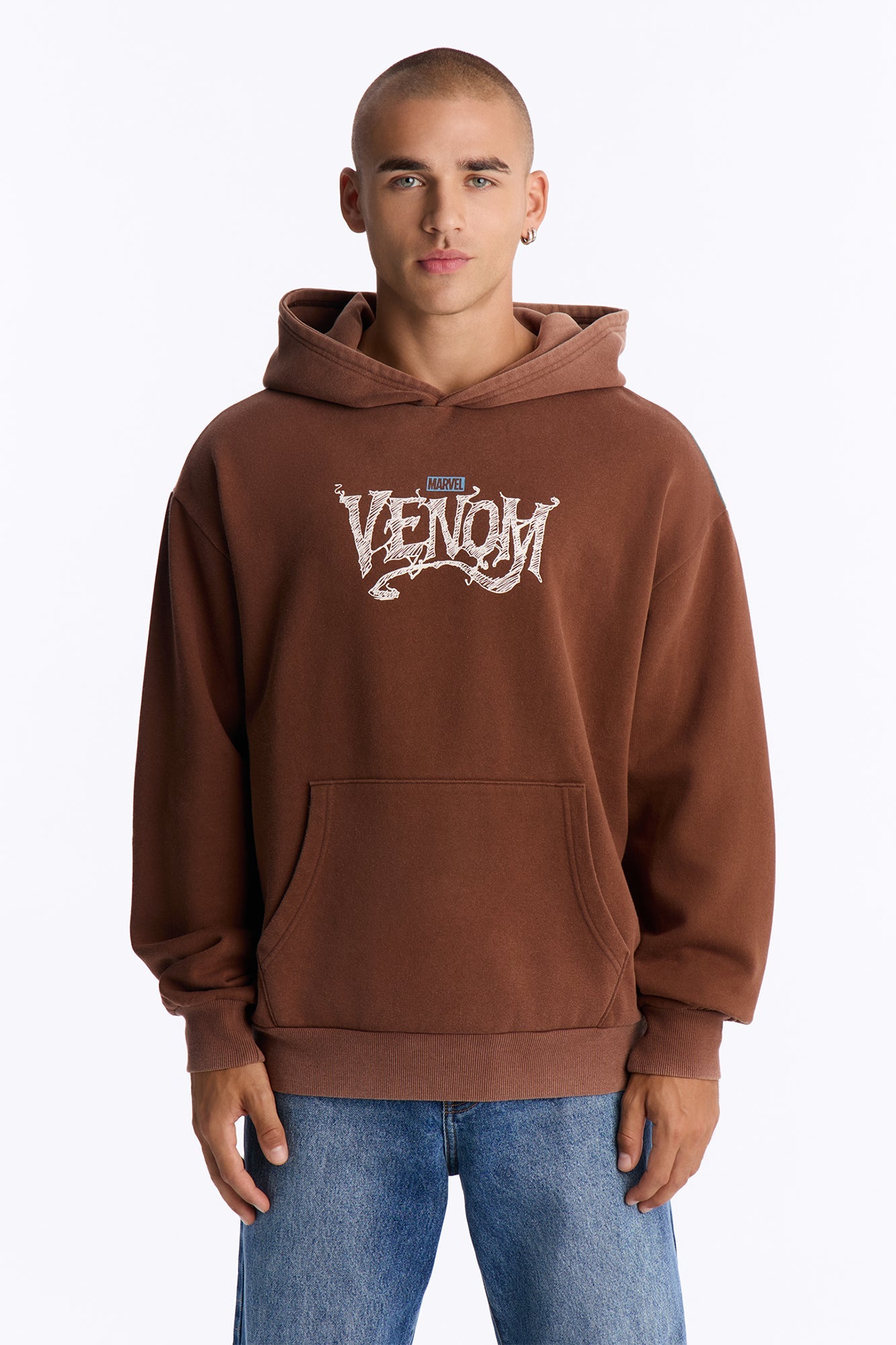 Marvel Venom Returns Hoodie - Chocolate image 1