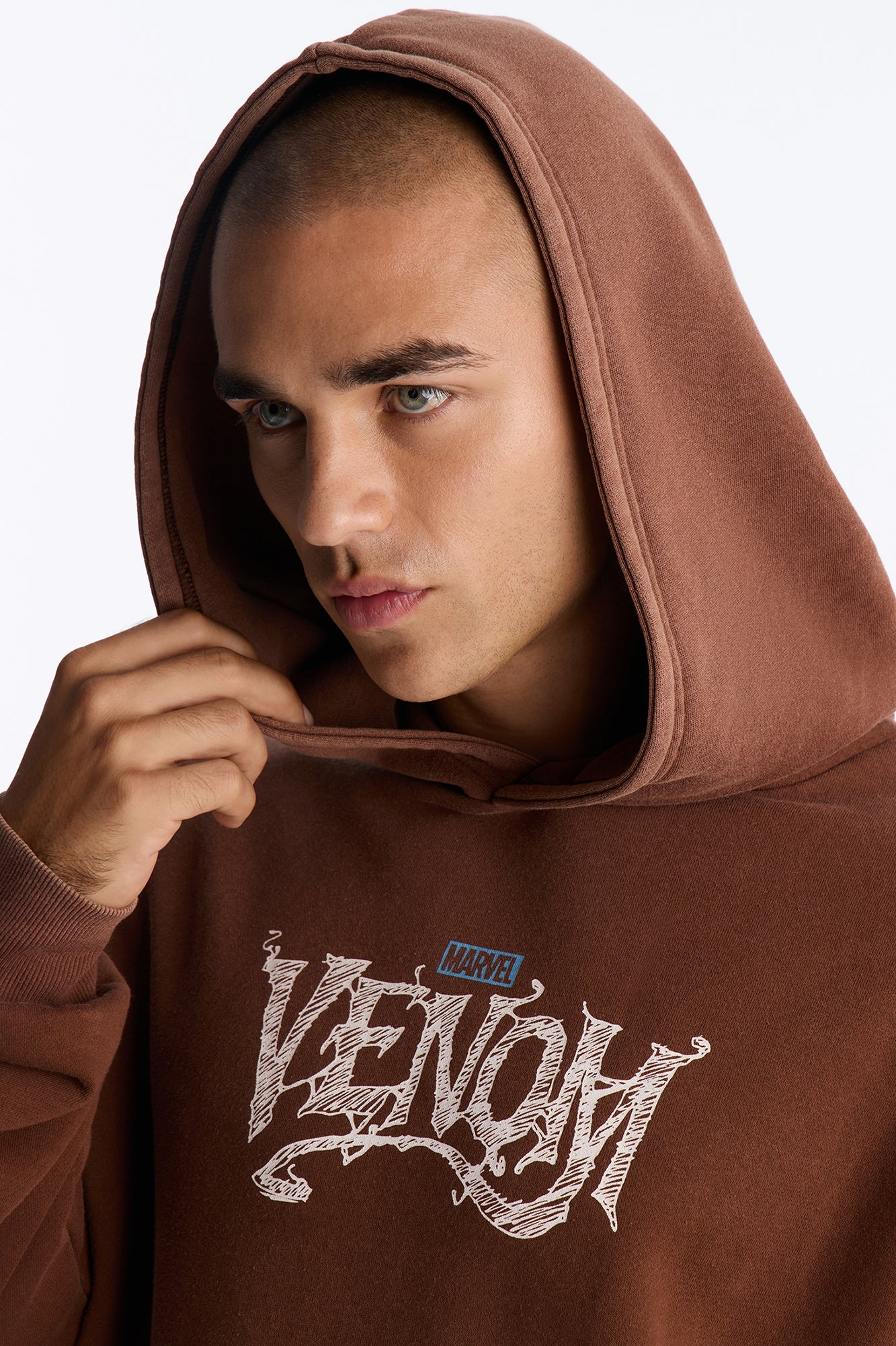 Marvel Venom Returns Hoodie - Chocolate image 3