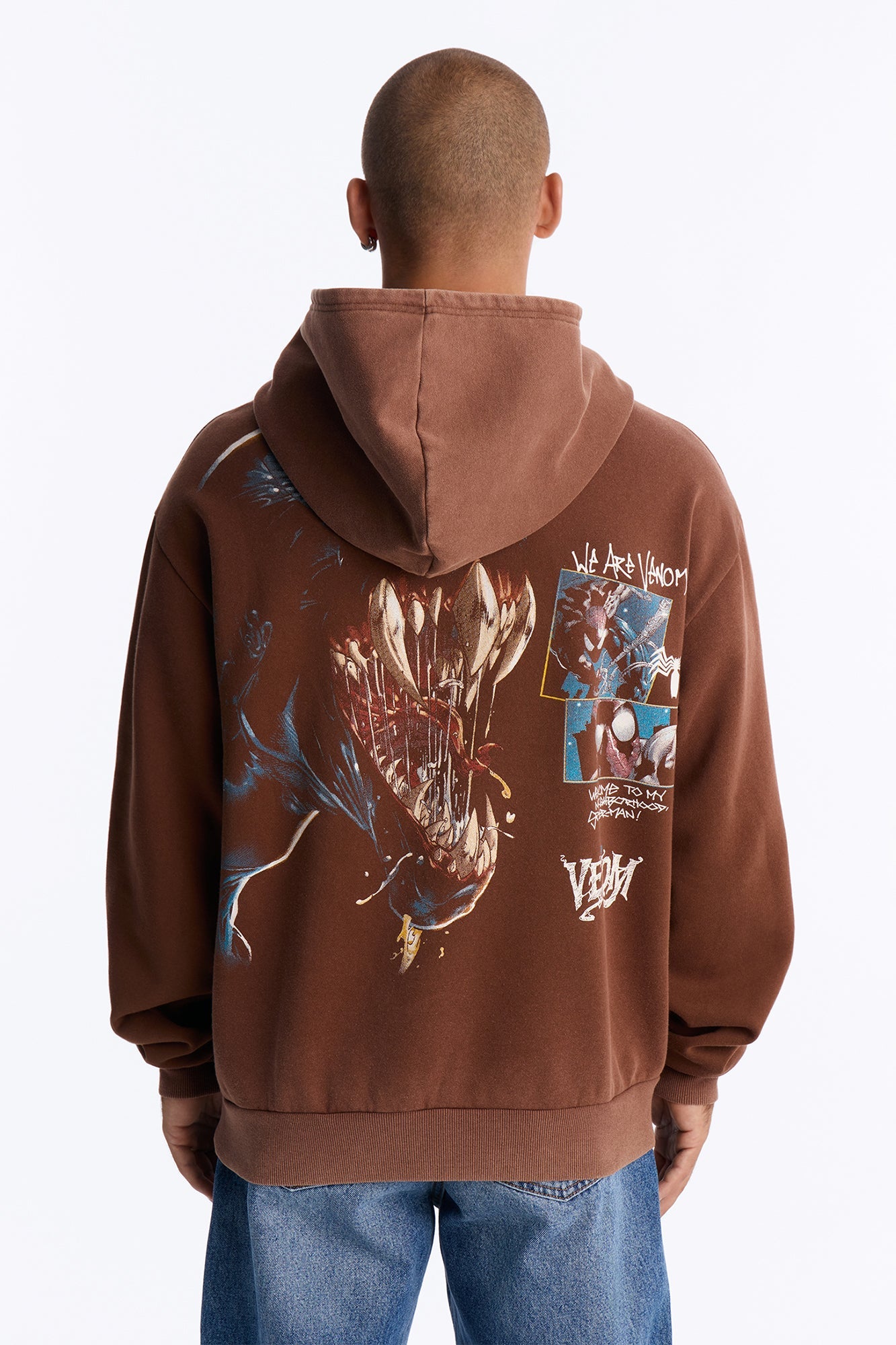 Marvel Venom Returns Hoodie - Chocolate image 4