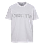LOUIS VUITTON LV Monogram Flower Logo T-Shirt — Off White
