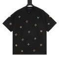 Louis Vuitton SS26 Floral Hot-Fix Crystal LV Logo T-Shirt