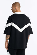 Soft Mode French Terry Relaxed Polo - Black/combo image 4