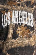 Real Tree Shadow Los Angeles Rhinestone Fleece Muscle Tee - Camouflage image 4