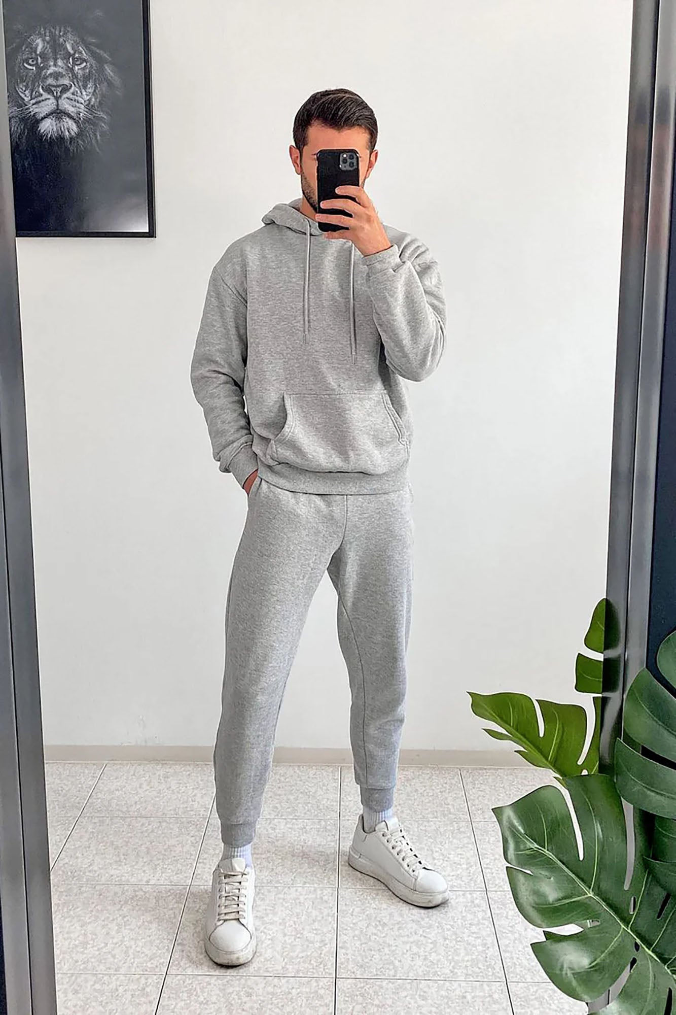 Tyson Hoodie - Heather Grey image 1