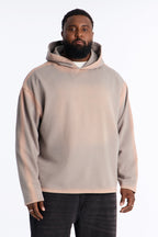 Outline Wash Oversized Hoodie - Grey/combo