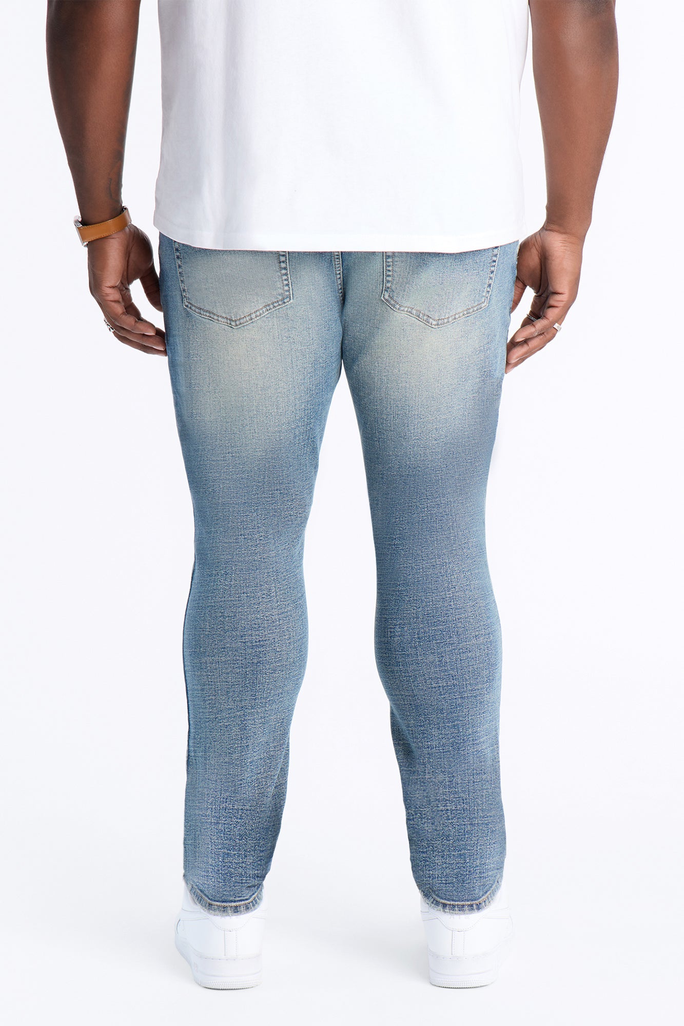 Stacked Skinny Matador Jean - VintageBlueWash image 3