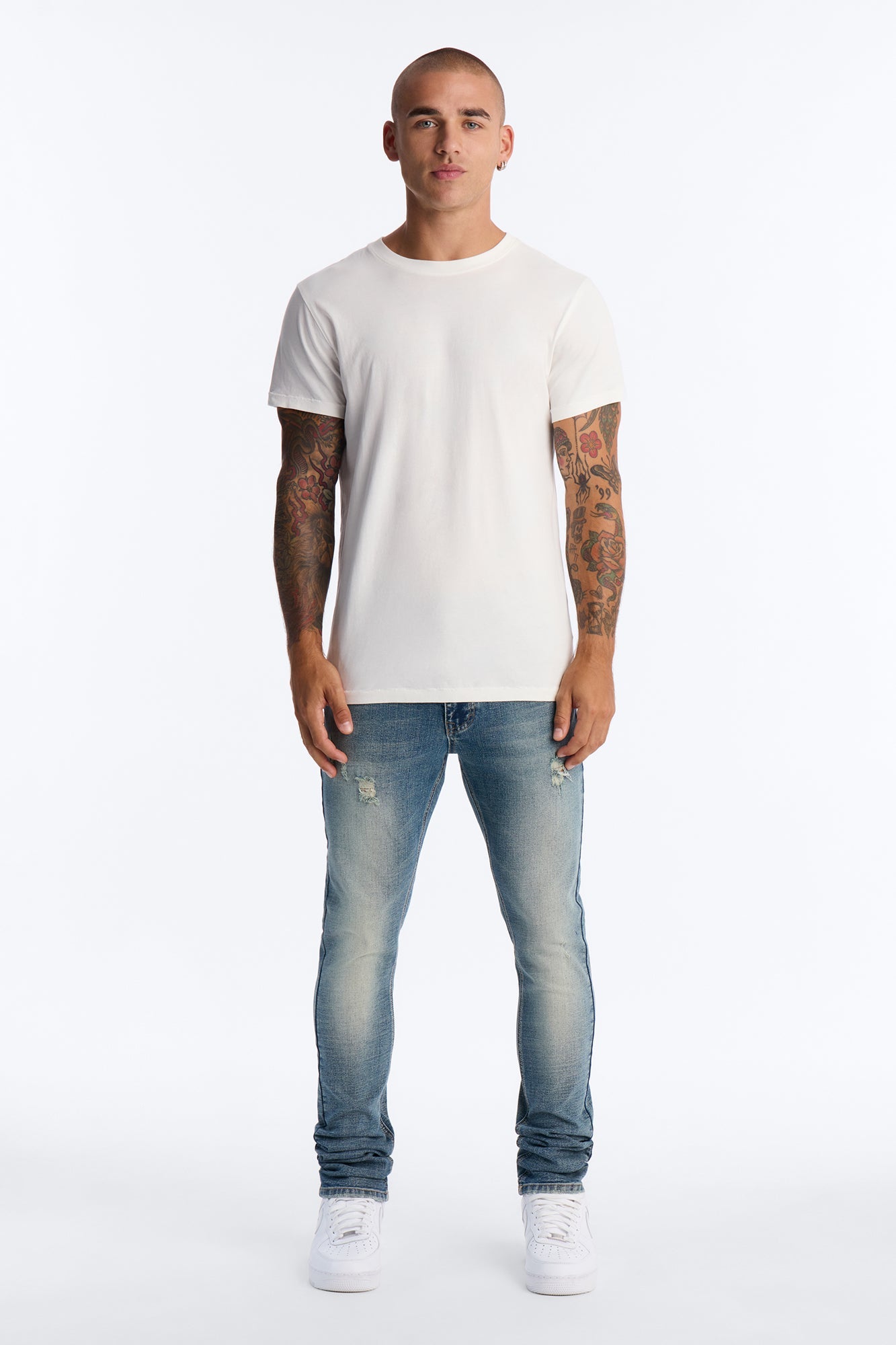 Stacked Skinny Matador Jean - VintageBlueWash
