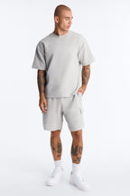 Relaxed Waffle Short Sleeve Tee - Grey image 2