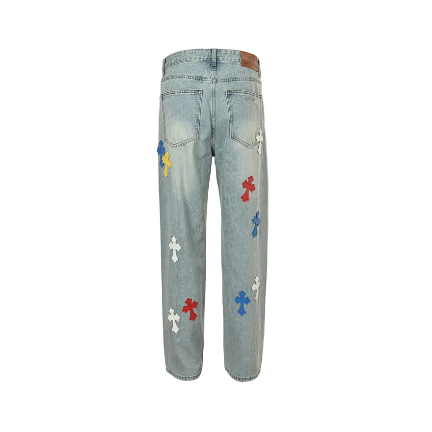 Chrome Hearts Pants 165 - Light Blue Denim - view 2