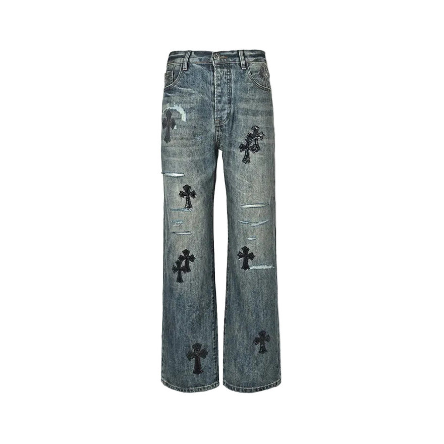 Chrome Hearts Pants 131 - Light Blue Denim - view 3