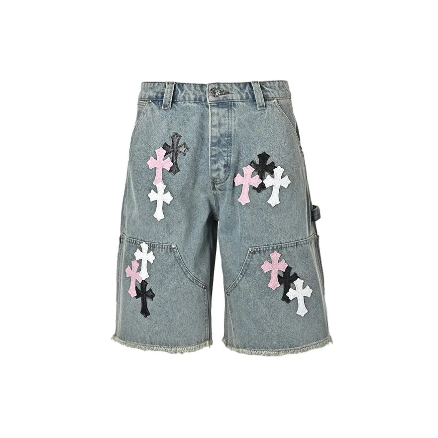 Chrome Hearts Shorts 110 - Light Blue / Multi - view 61