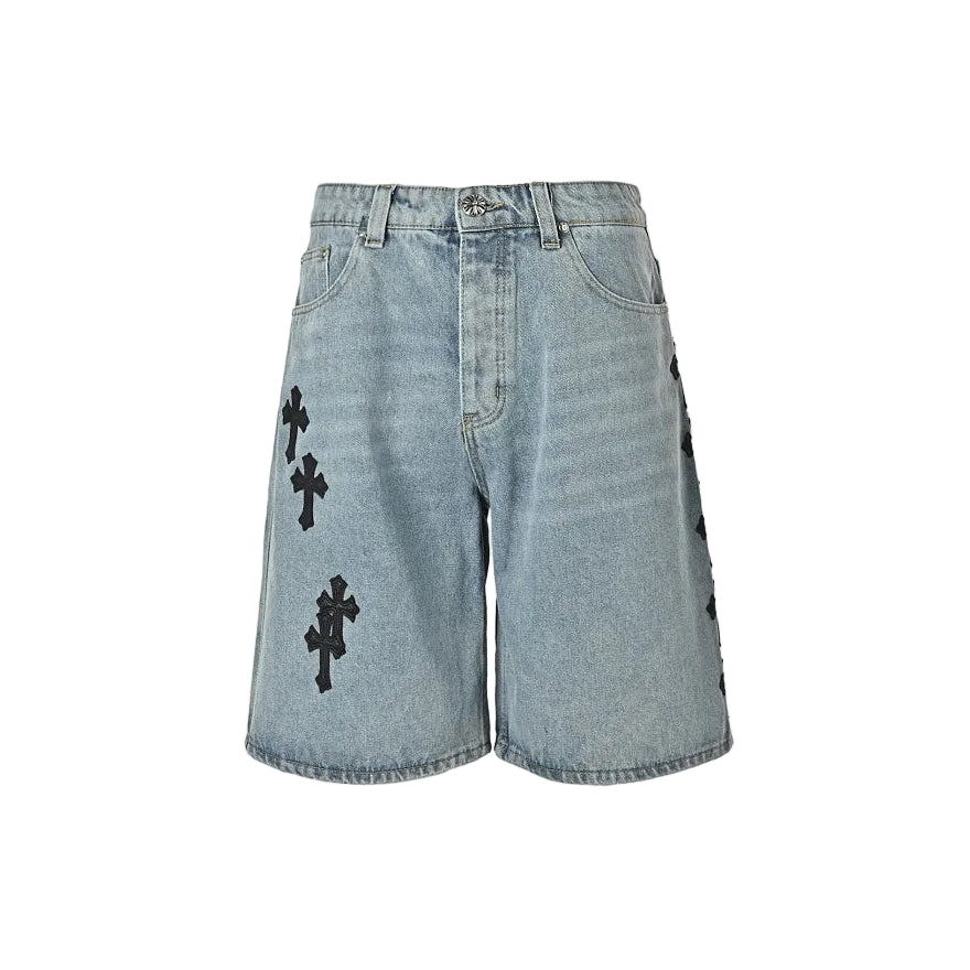 Chrome Hearts Shorts 110 - Light Blue / Black - view 48
