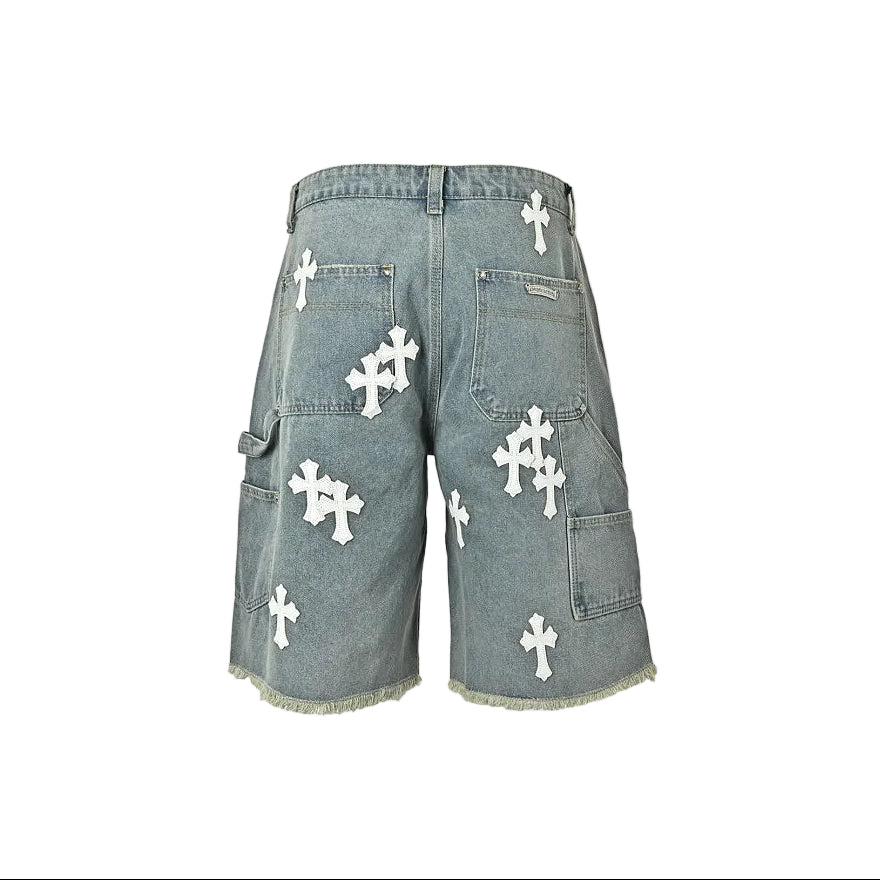 Chrome Hearts Shorts 110 - Gray / White - view 15