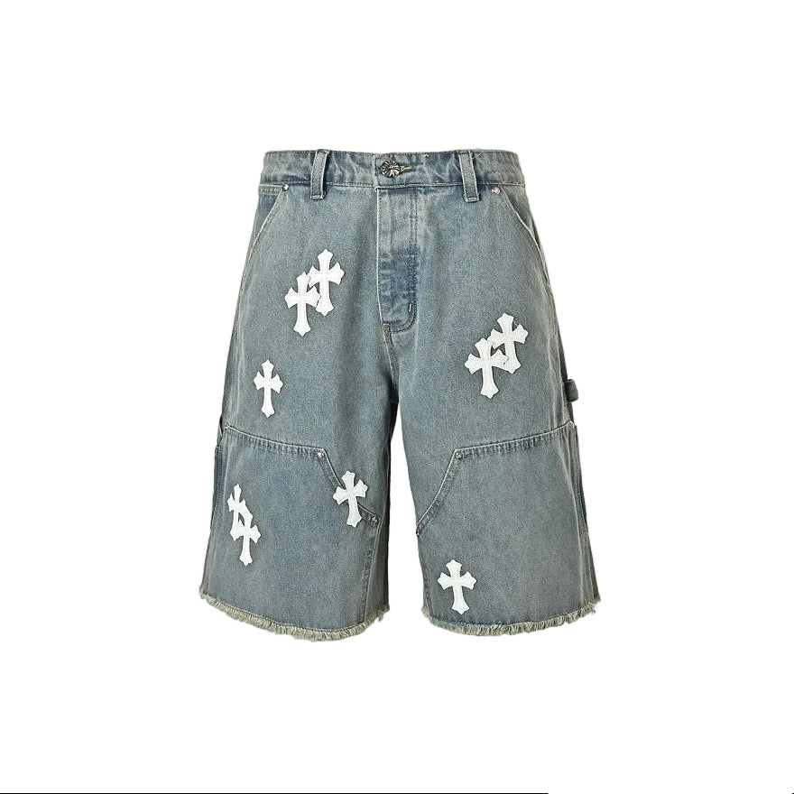 Chrome Hearts Shorts 110 - Gray / White - view 17