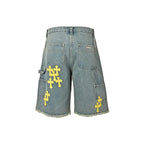 Chrome Hearts Shorts 110 - Gray / Yellow - view 2