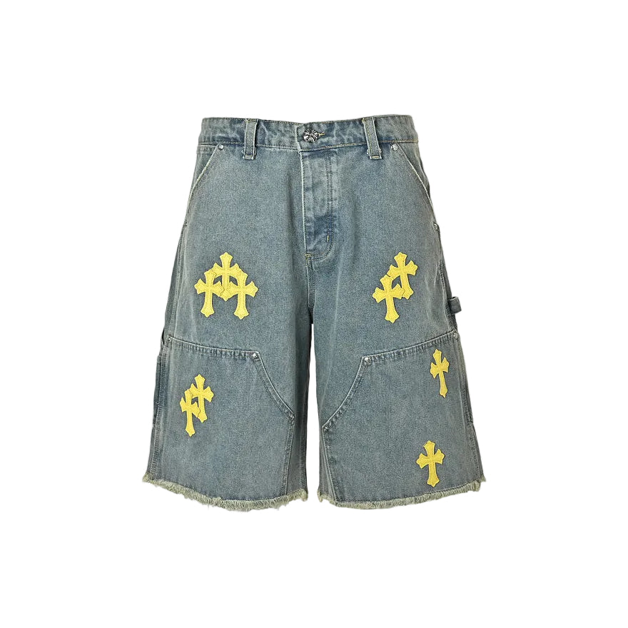 Chrome Hearts Shorts 110 - Gray / Yellow - view 3