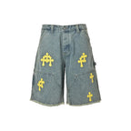 Chrome Hearts Shorts 110 - Gray / Yellow - view 3