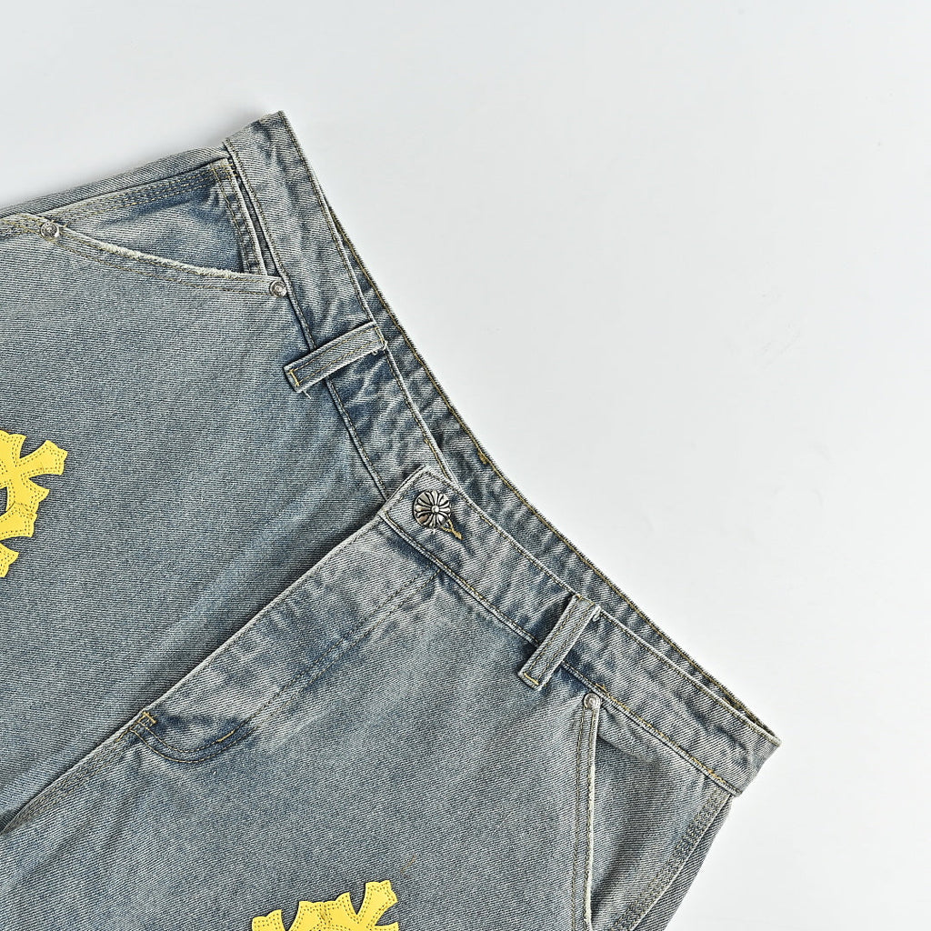 Chrome Hearts Shorts 110 - Gray / Yellow - view 6
