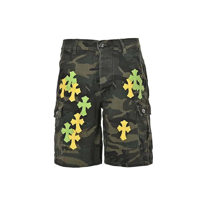 Chrome Hearts Shorts 086 - Green Camo 2 - view 13
