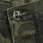 Chrome Hearts Shorts 086 - Green Camo - view 4