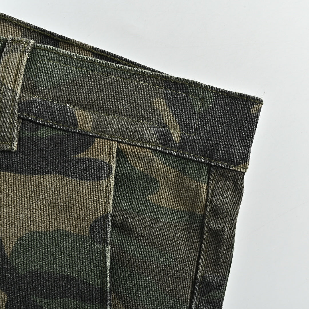 Chrome Hearts Shorts 086 - Green Camo - view 5