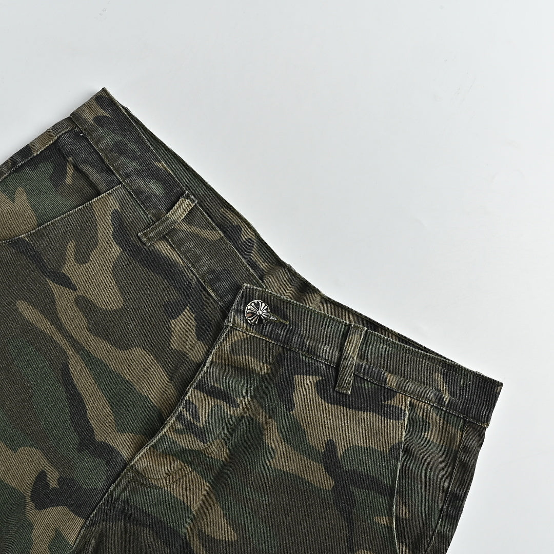 Chrome Hearts Shorts 086 - Green Camo - view 6