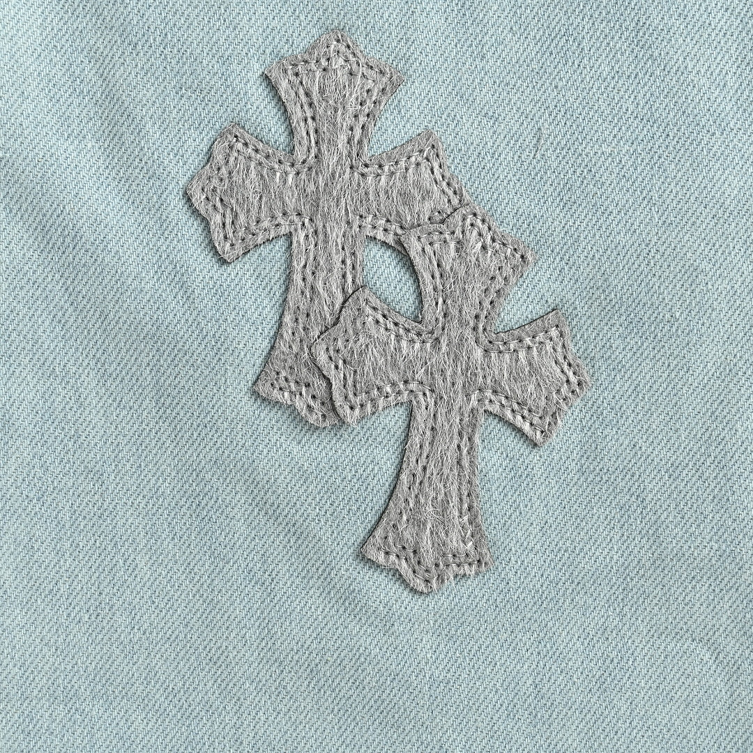 Chrome Hearts Pants 044 - Teal - view 4