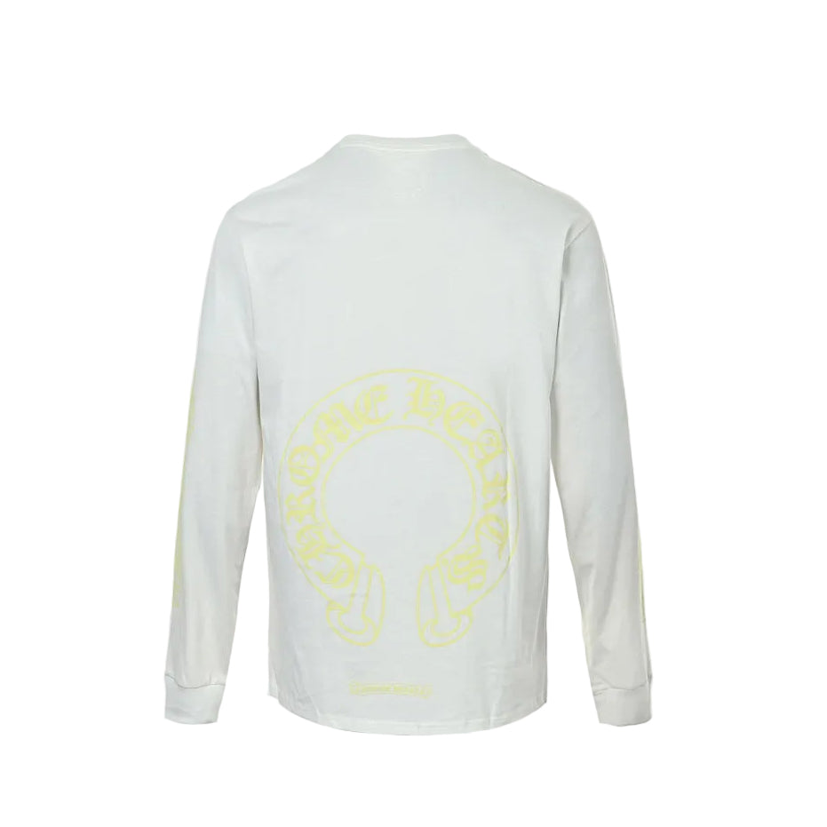 Chrome Hearts Long-Sleeve Top 036 - White / Yellow - view 1