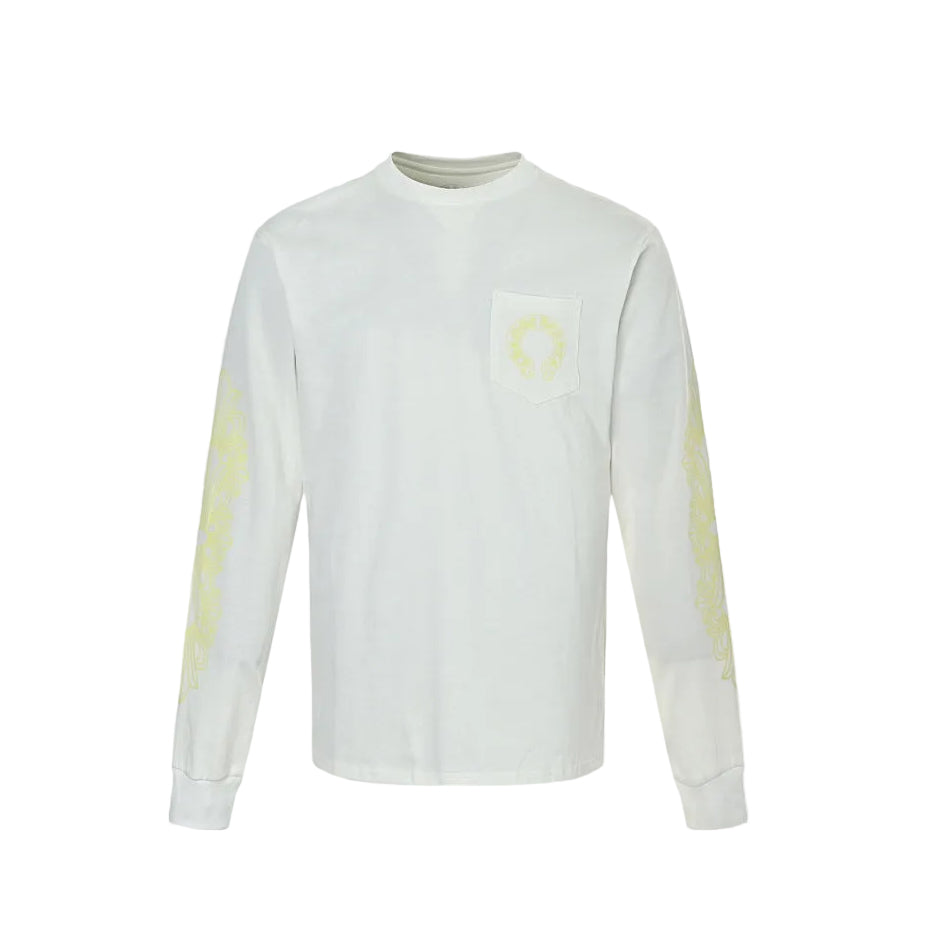 Chrome Hearts Long-Sleeve Top 036 - White / Yellow - view 2