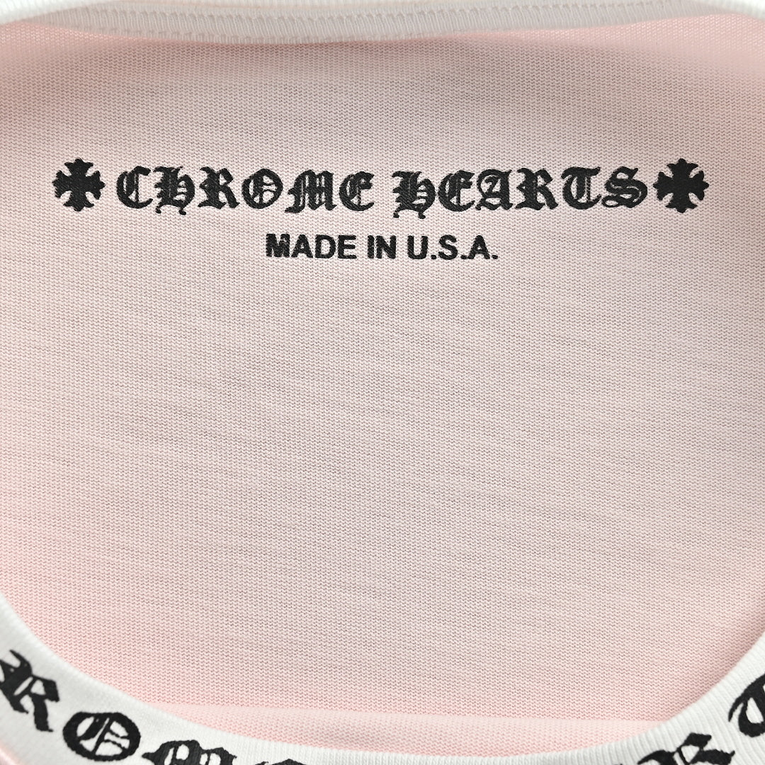 Chrome Hearts Long-Sleeve Top 033 - White / Pink - view 5