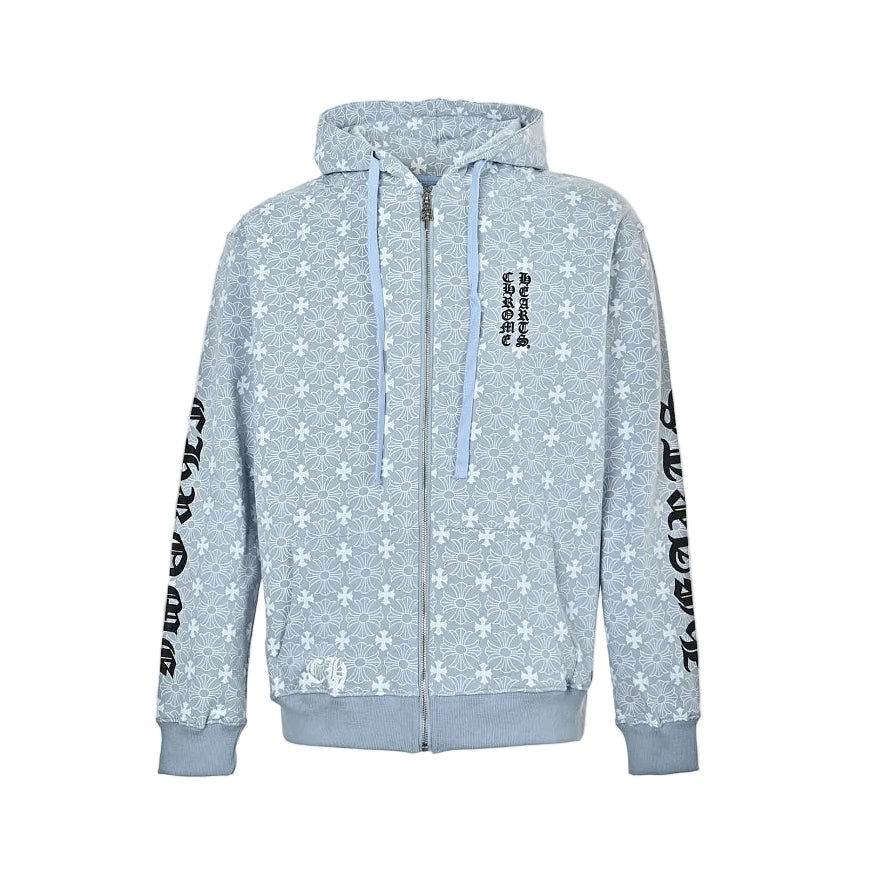 Chrome Hearts Hoodie 024 - Light Blue - view 2
