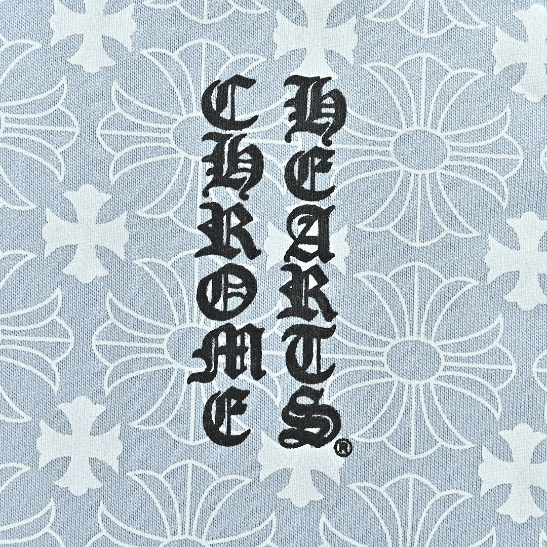 Chrome Hearts Hoodie 024 - Light Blue - view 5