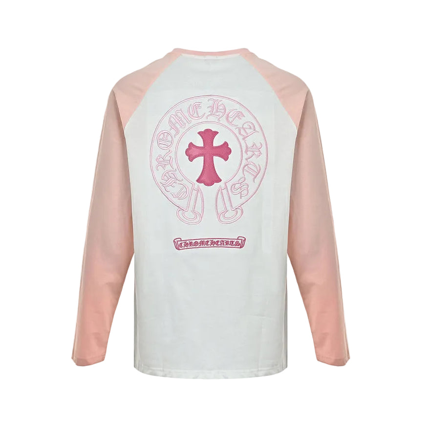 Chrome Hearts Long-Sleeve Top 022 - White / Pink - view 1