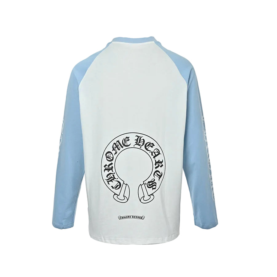 Chrome Hearts Long-Sleeve Top 008 - White / Light Blue - view 9