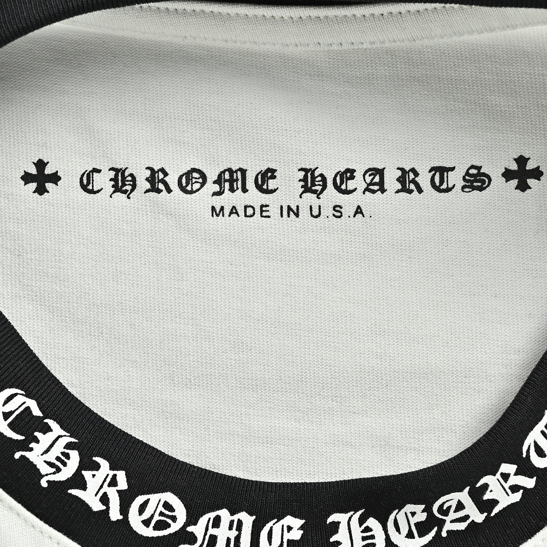 Chrome Hearts Long-Sleeve Top 007 - White / Black - view 5