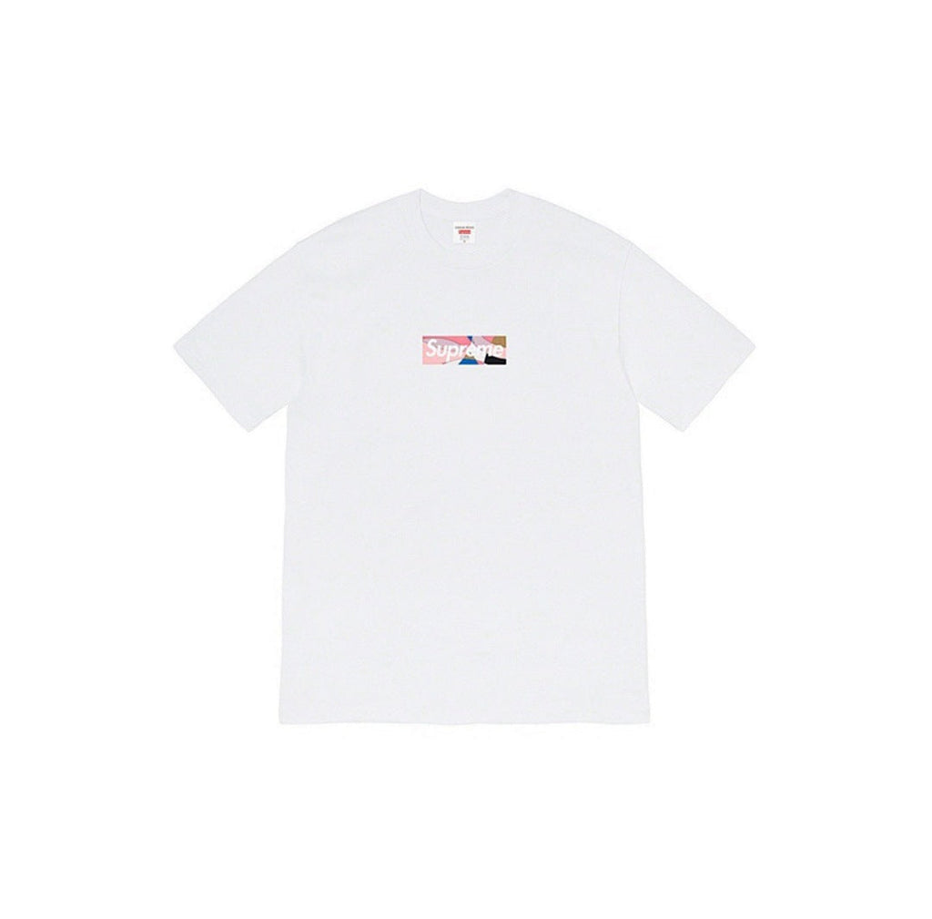 款号794#p40💰 Supreme Week 16 x Emilio Pucci联名款Box Logo Tee Logo印花纯色短袖T恤男女同款 宽松版型 采用260克精梳棉双纱 从面料到辅料全 - view 4
