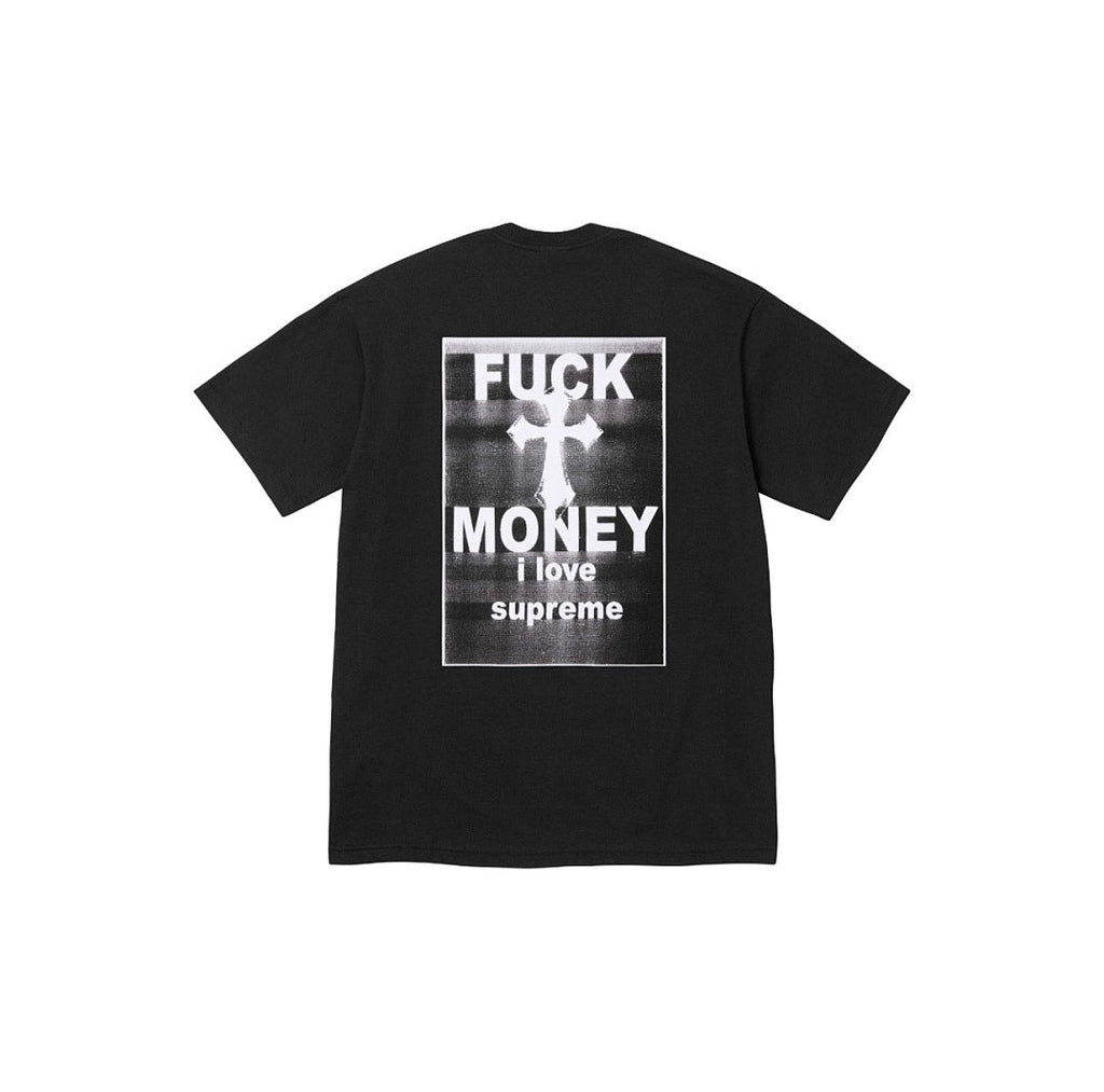 款号M115#p40💰 Supreme FW24 WEEK1 Money Tee 背面字母十字架印花棉质短袖T恤 男女同款 宽松版型 采用260克精梳棉双纱 从面料到辅料全部三标齐全跟足ZP 进口 - view 1