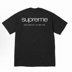 款号M132#P40💰 Sup 25SS纽约Tee门店信息短袖T恤潮牌帅气爆款字母英文 宽松版型 采用260克精梳棉双纱 从面料到辅料全部三标齐全跟足ZP 进口松井公司浆料印花绝不开裂 整件做 - view 4