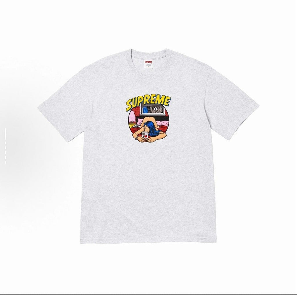 款号M153#p40💰 Supreme WEEK1 Bedroom Tee 胸前圆形logo图案短袖T恤 男女同款 宽松版型 采用260克精梳棉双纱 从面料到辅料全部三标齐全跟足ZP 进口松井公司 - view 4