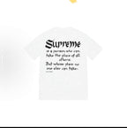 款号M157#p40💰 Supreme SS22 Week 8 Person Tee 狮子头梵文卡通字母印花圆领短袖美式潮流T恤 男女同款 宽松版型 采用260克精梳棉双纱 从面料到辅料全部三标 - view 1