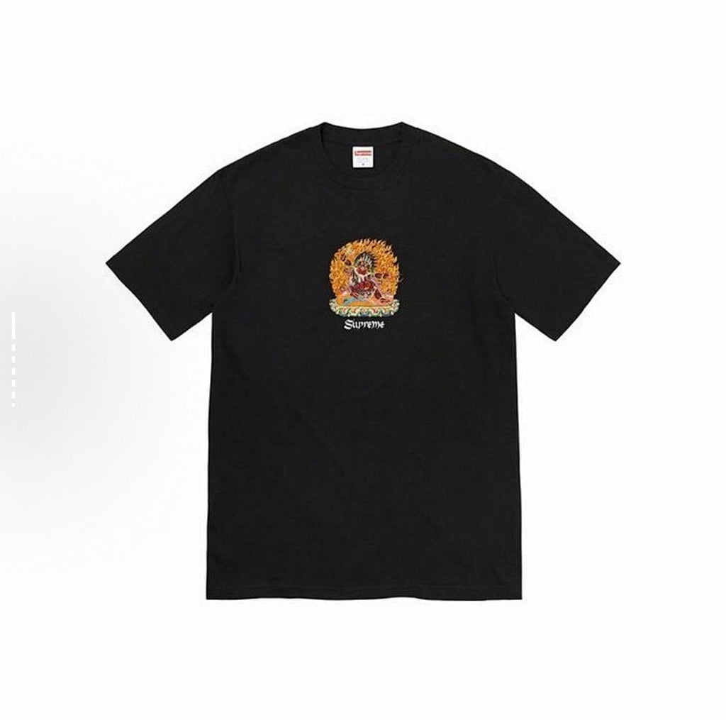 款号M157#p40💰 Supreme SS22 Week 8 Person Tee 狮子头梵文卡通字母印花圆领短袖美式潮流T恤 男女同款 宽松版型 采用260克精梳棉双纱 从面料到辅料全部三标 - view 6