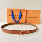 The LV Monogram Belt – Louis Vuitton’s Icon of Parisian Luxury