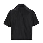 PRADA Nylon Short-Sleeve Shirt | Black | 2026 New Collection